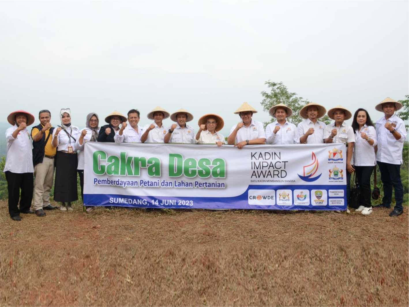 Program Cakra Desa Kolaborasi Kadin Jabar dengan Crowde Berhasil Berdayakan Petani di Sumedang